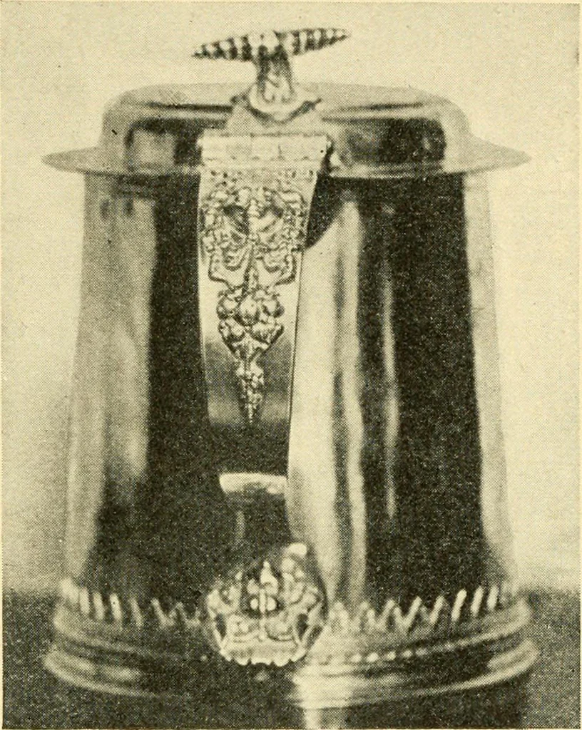 An illustration from Historic silver of the Colonies and its makers, 1917, leaf 166