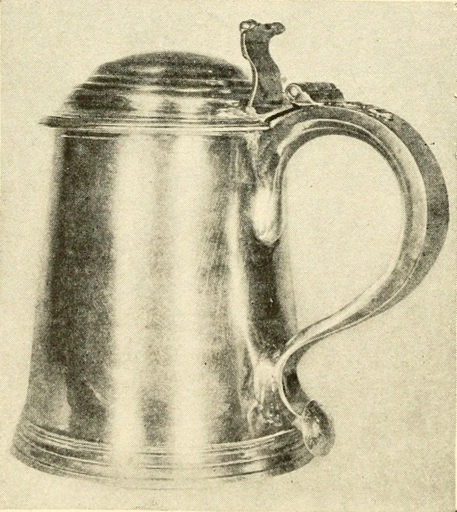 An illustration from Historic silver of the Colonies and its makers, 1917, leaf 167