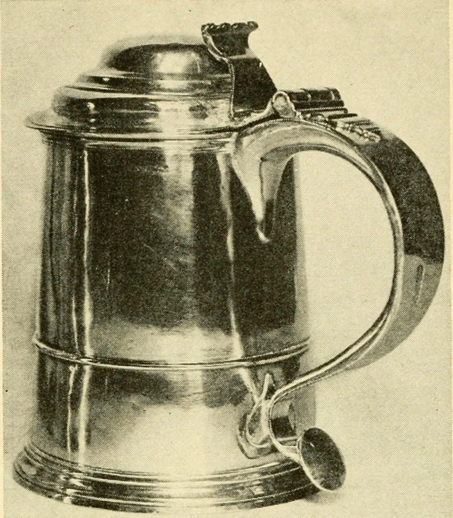 An illustration from Historic silver of the Colonies and its makers, 1917, leaf 168