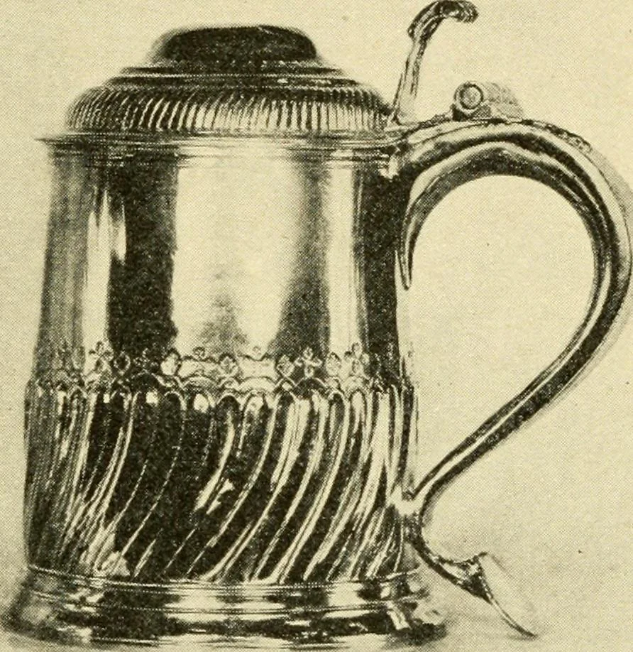 An illustration from Historic silver of the Colonies and its makers, 1917, leaf 170
