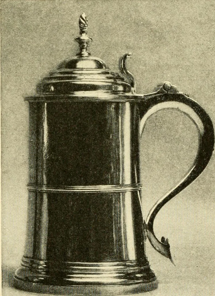 An illustration from Historic silver of the Colonies and its makers, 1917, leaf 172