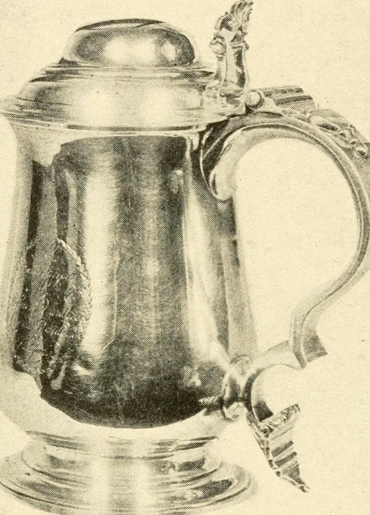 An illustration from Historic silver of the Colonies and its makers, 1917, leaf 173