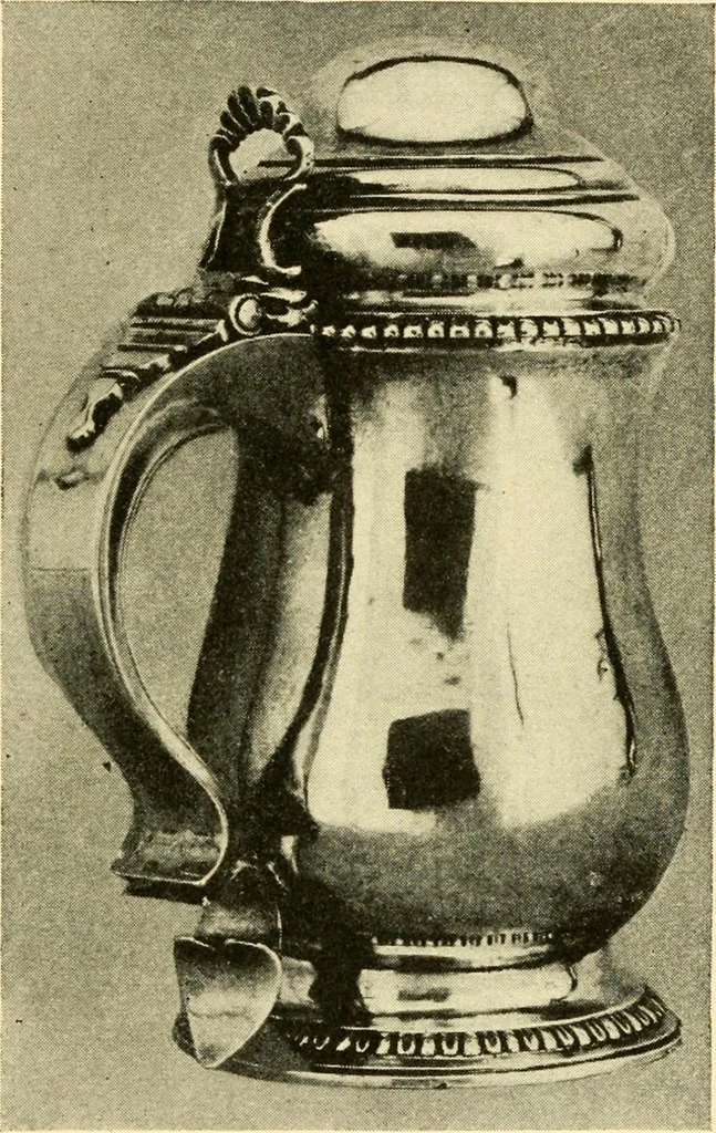 An illustration from Historic silver of the Colonies and its makers, 1917, leaf 174