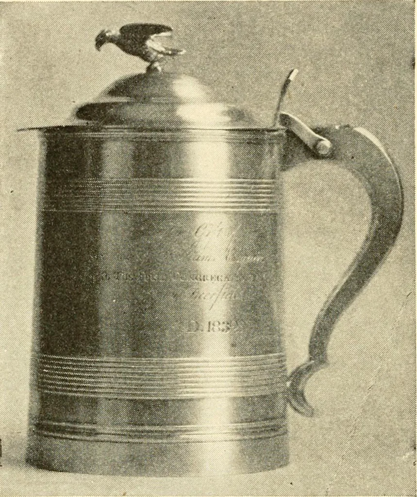 An illustration from Historic silver of the Colonies and its makers, 1917, leaf 175