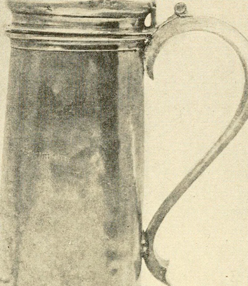 An illustration from Historic silver of the Colonies and its makers, 1917, leaf 179
