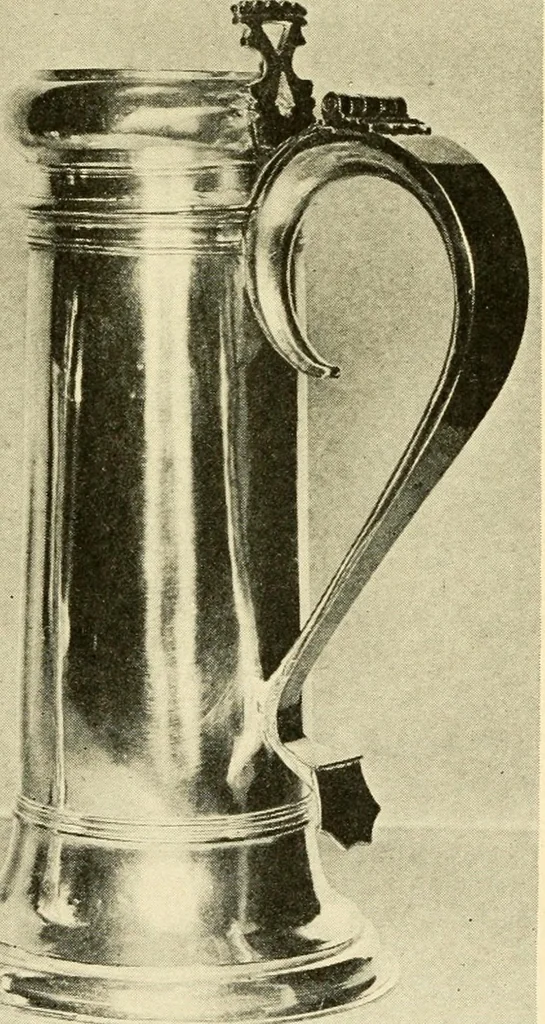 An illustration from Historic silver of the Colonies and its makers, 1917, leaf 180