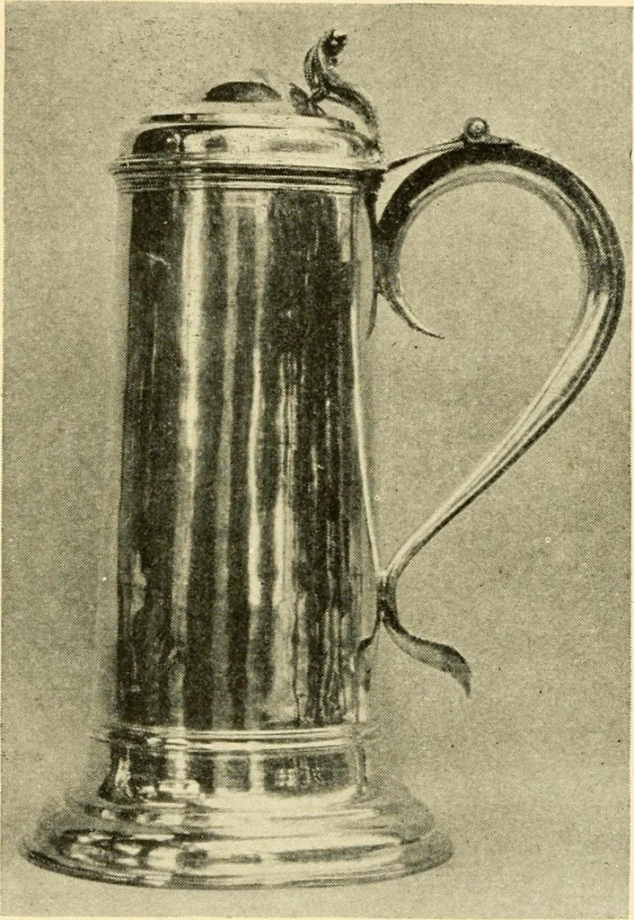 An illustration from Historic silver of the Colonies and its makers, 1917, leaf 182