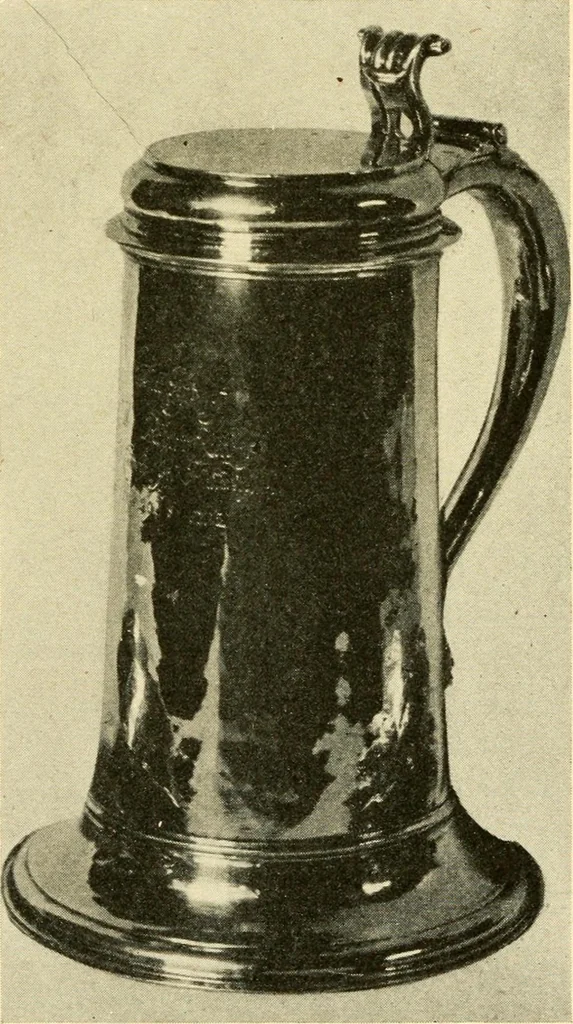 An illustration from Historic silver of the Colonies and its makers, 1917, leaf 186