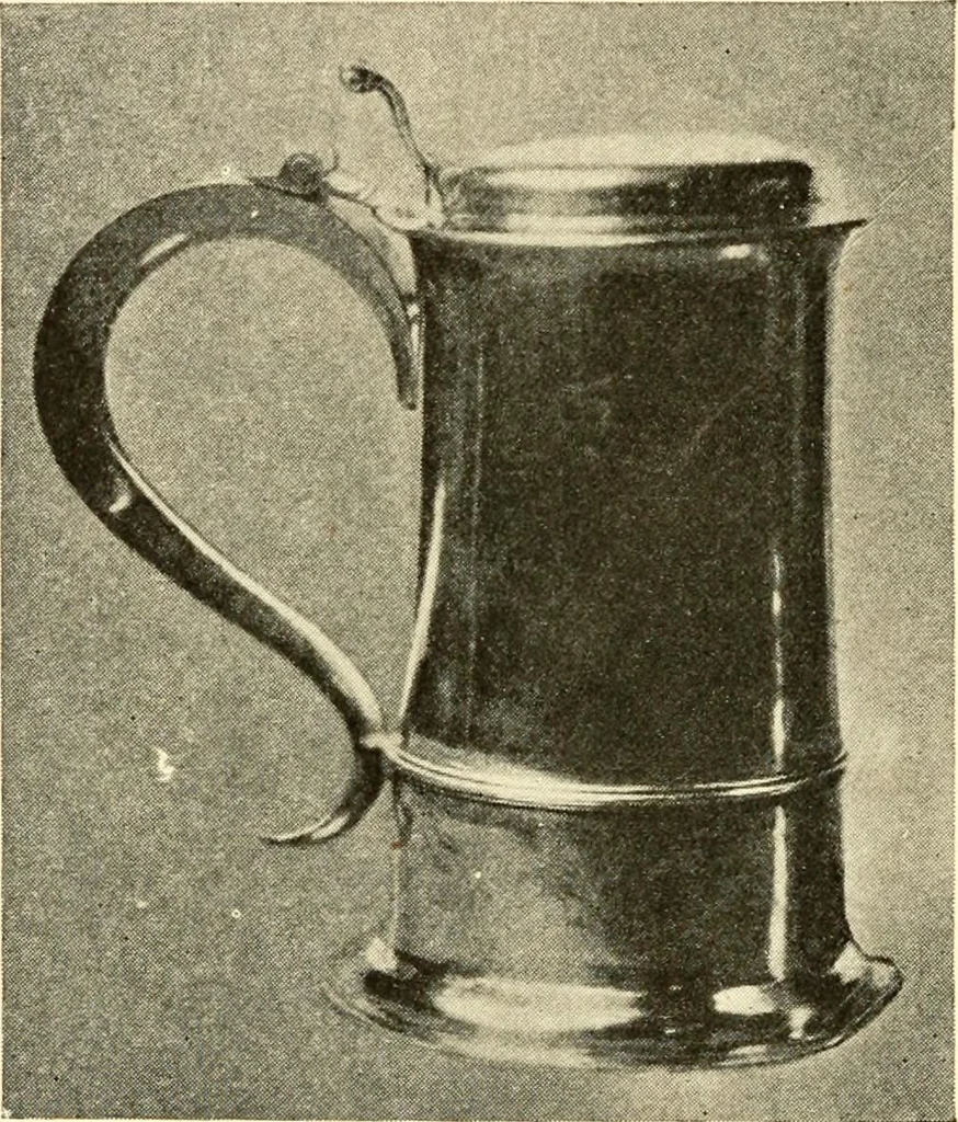 An illustration from Historic silver of the Colonies and its makers, 1917, leaf 187