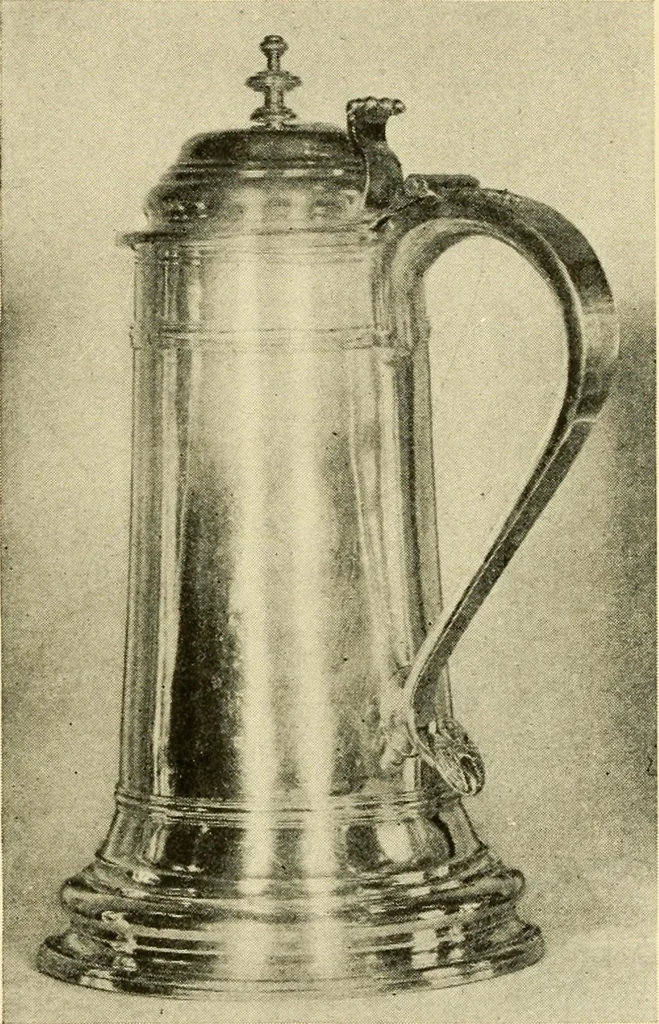 An illustration from Historic silver of the Colonies and its makers, 1917, leaf 188