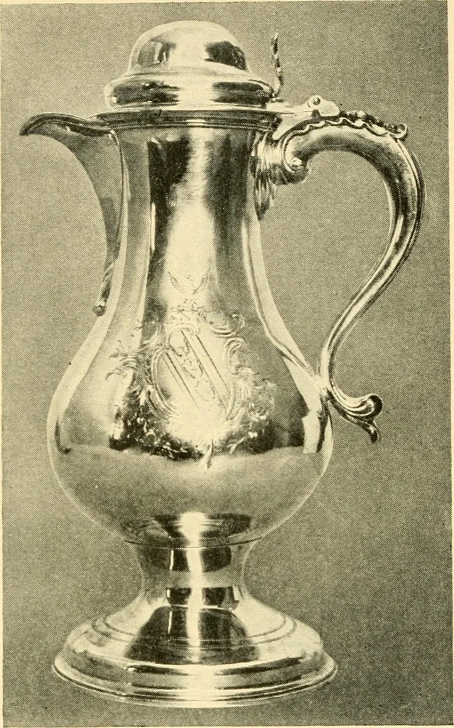 An illustration from Historic silver of the Colonies and its makers, 1917, leaf 190