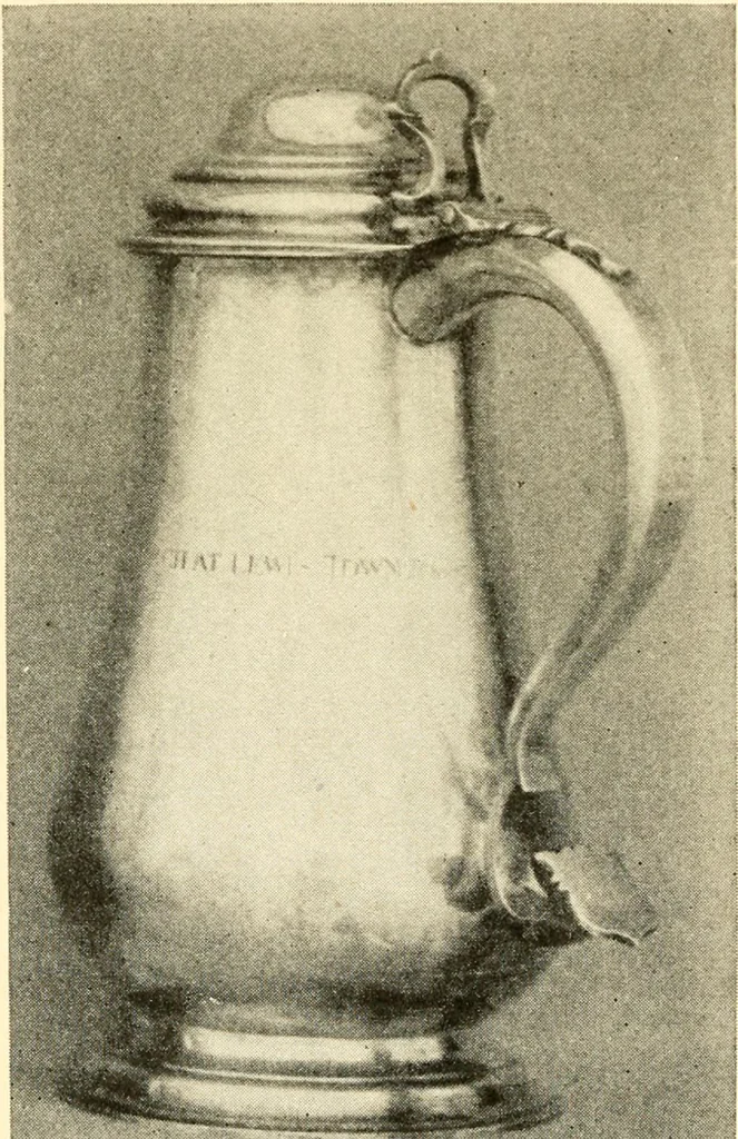 An illustration from Historic silver of the Colonies and its makers, 1917, leaf 191