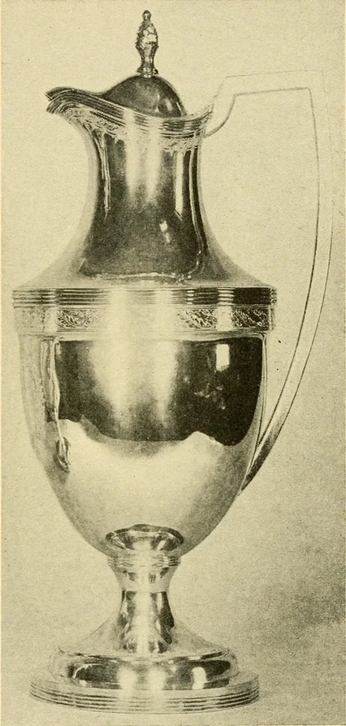 An illustration from Historic silver of the Colonies and its makers, 1917, leaf 194