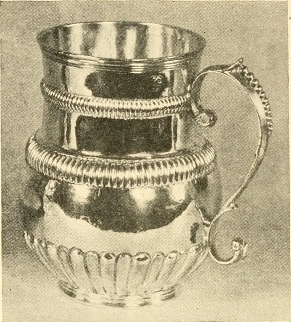 An illustration from Historic silver of the Colonies and its makers, 1917, leaf 201