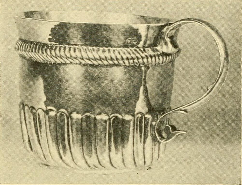An illustration from Historic silver of the Colonies and its makers, 1917, leaf 202