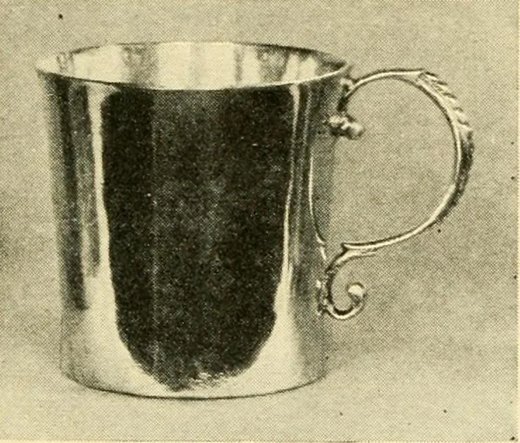An illustration from Historic silver of the Colonies and its makers, 1917, leaf 202
