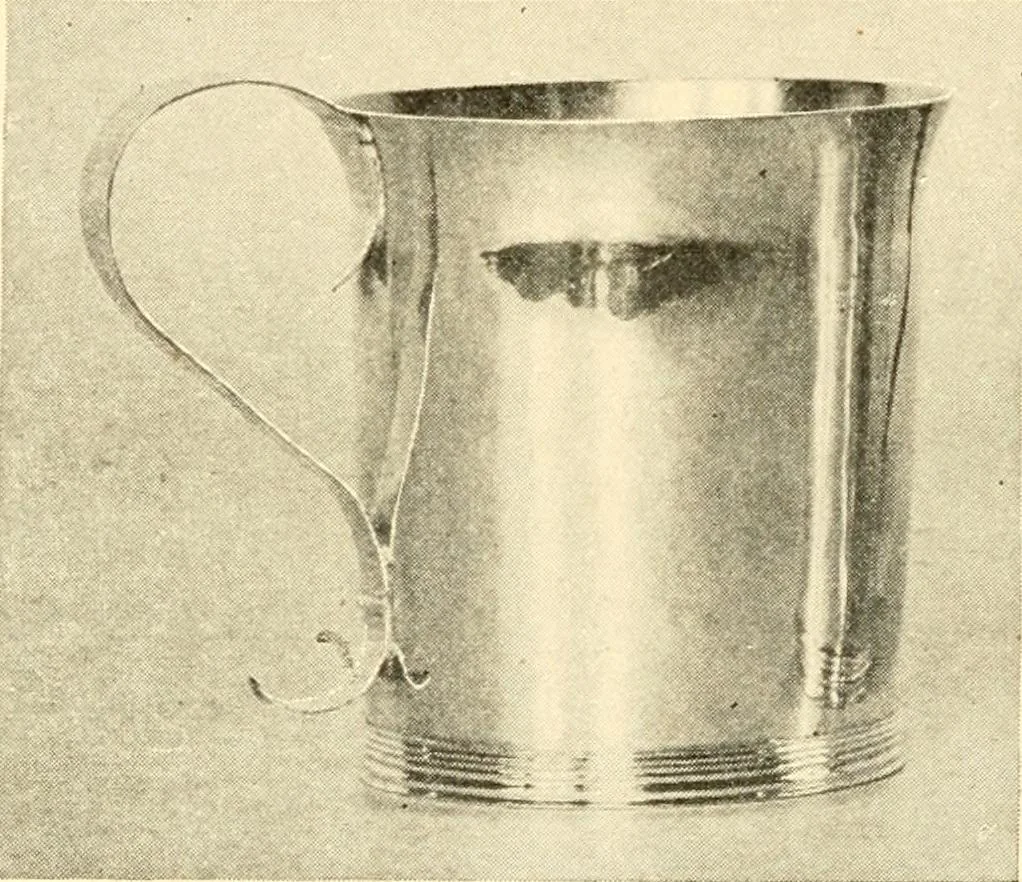 An illustration from Historic silver of the Colonies and its makers, 1917, leaf 203