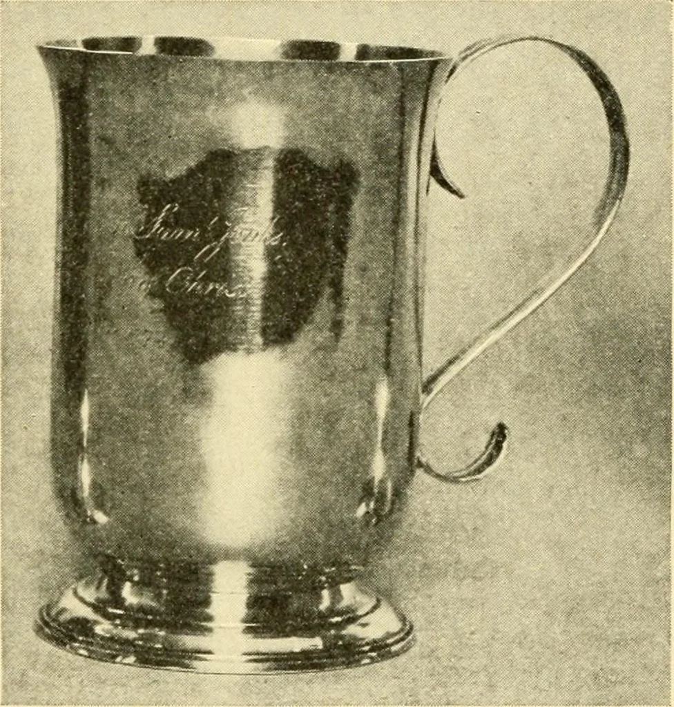 An illustration from Historic silver of the Colonies and its makers, 1917, leaf 204