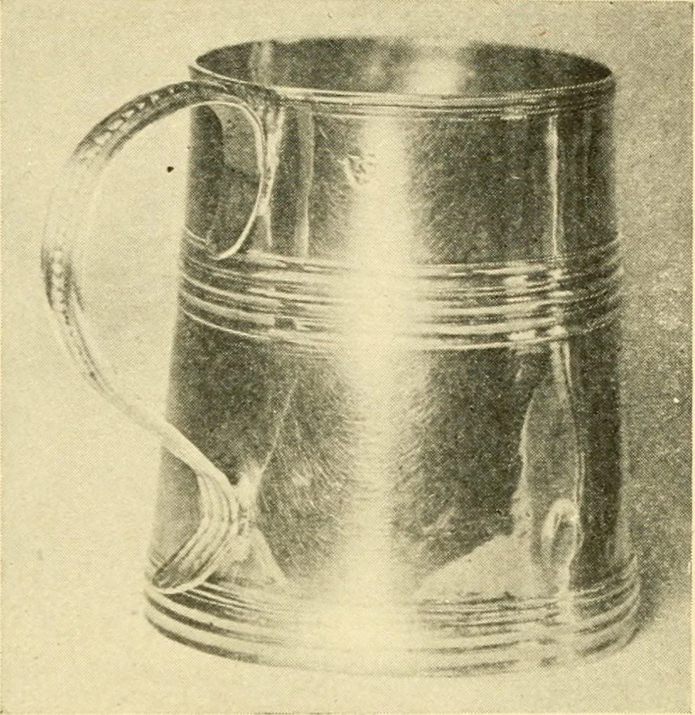 An illustration from Historic silver of the Colonies and its makers, 1917, leaf 206