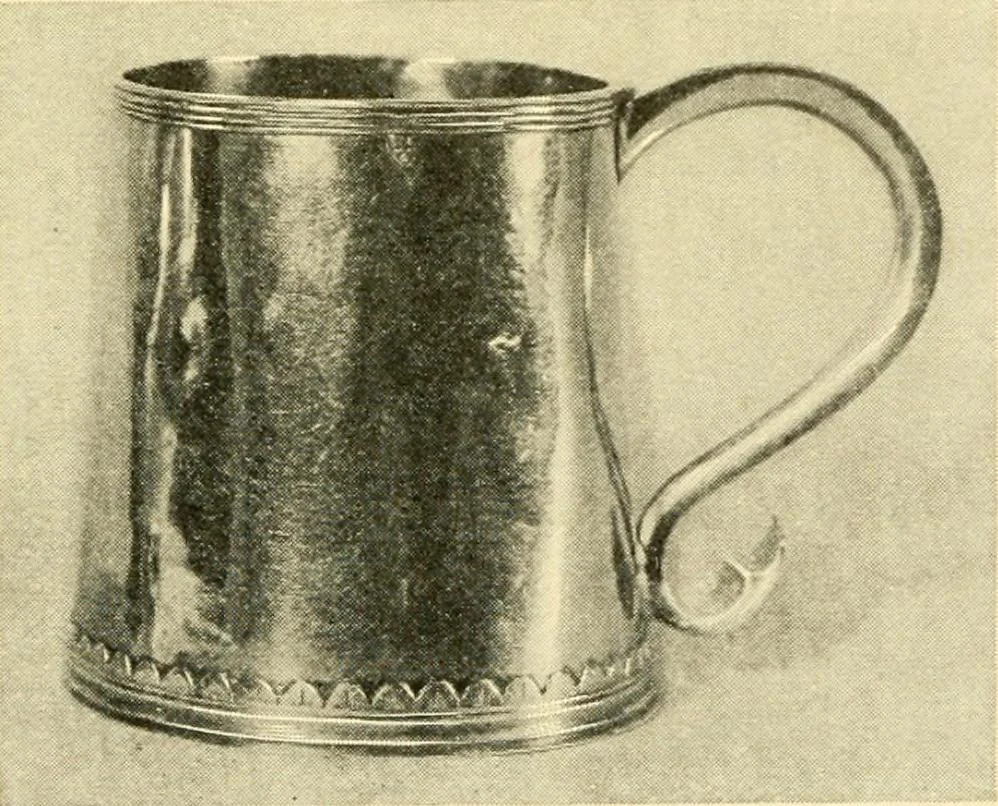 An illustration from Historic silver of the Colonies and its makers, 1917, leaf 206
