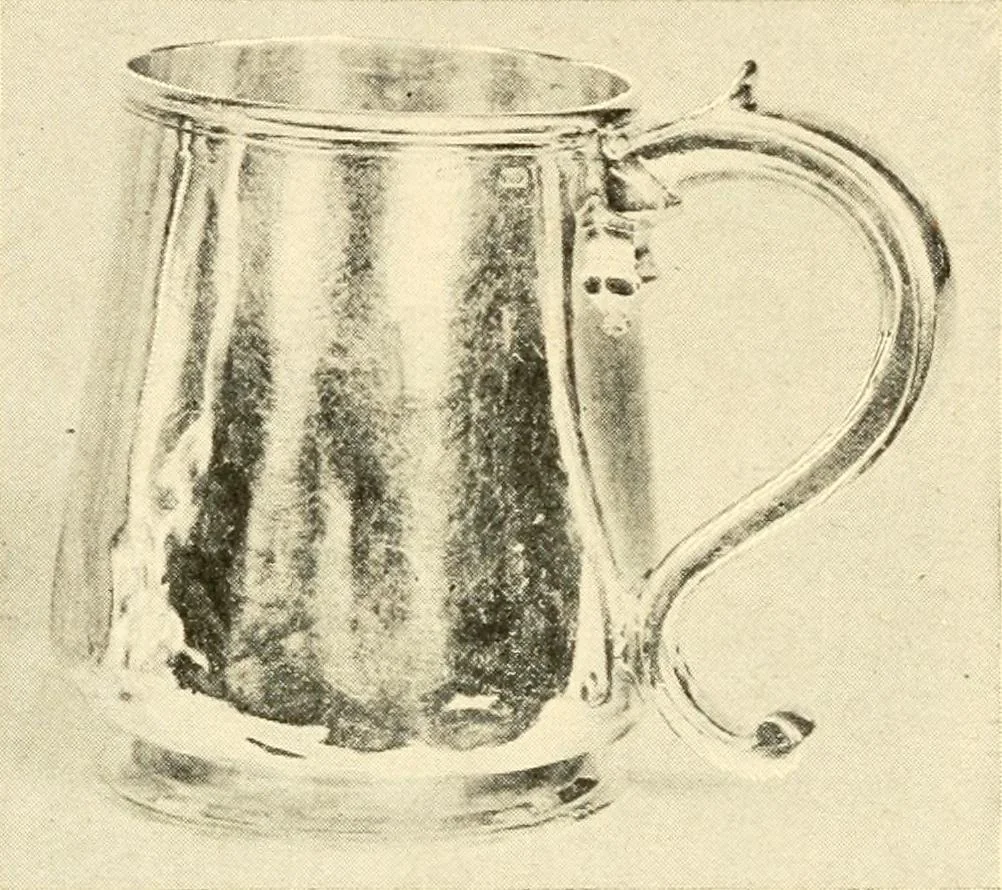 An illustration from Historic silver of the Colonies and its makers, 1917, leaf 211