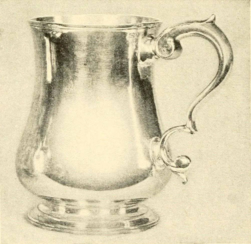 An illustration from Historic silver of the Colonies and its makers, 1917, leaf 213