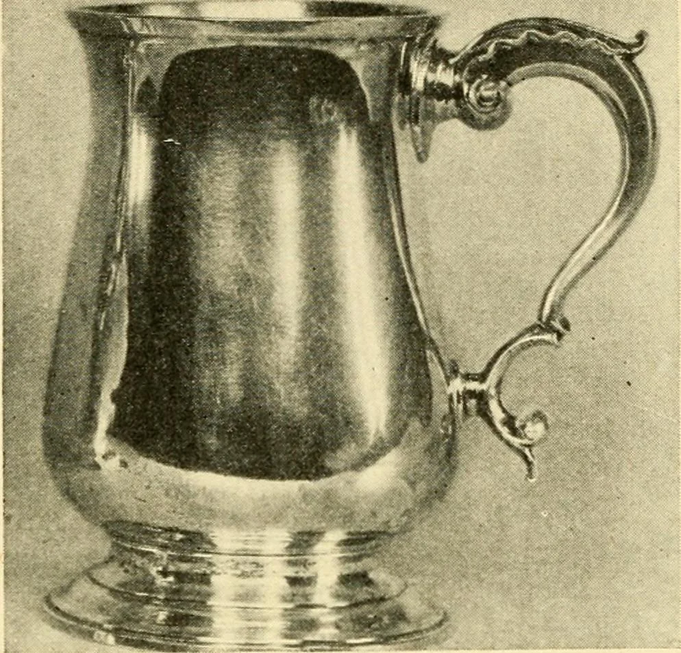 An illustration from Historic silver of the Colonies and its makers, 1917, leaf 214