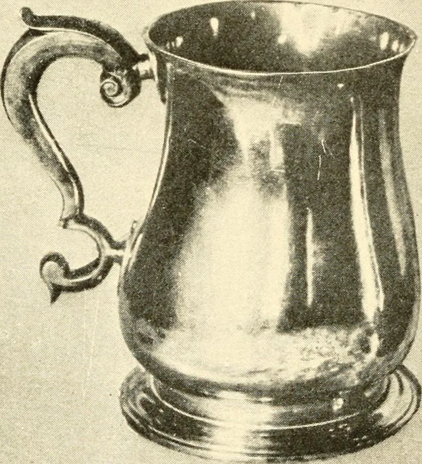 An illustration from Historic silver of the Colonies and its makers, 1917, leaf 215