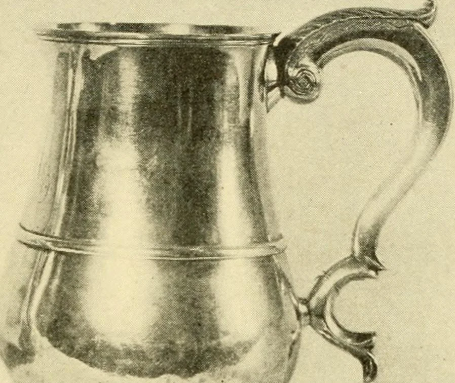 An illustration from Historic silver of the Colonies and its makers, 1917, leaf 216