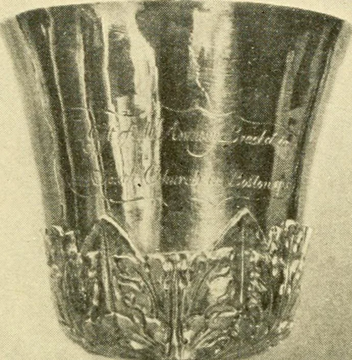 An illustration from Historic silver of the Colonies and its makers, 1917, leaf 248