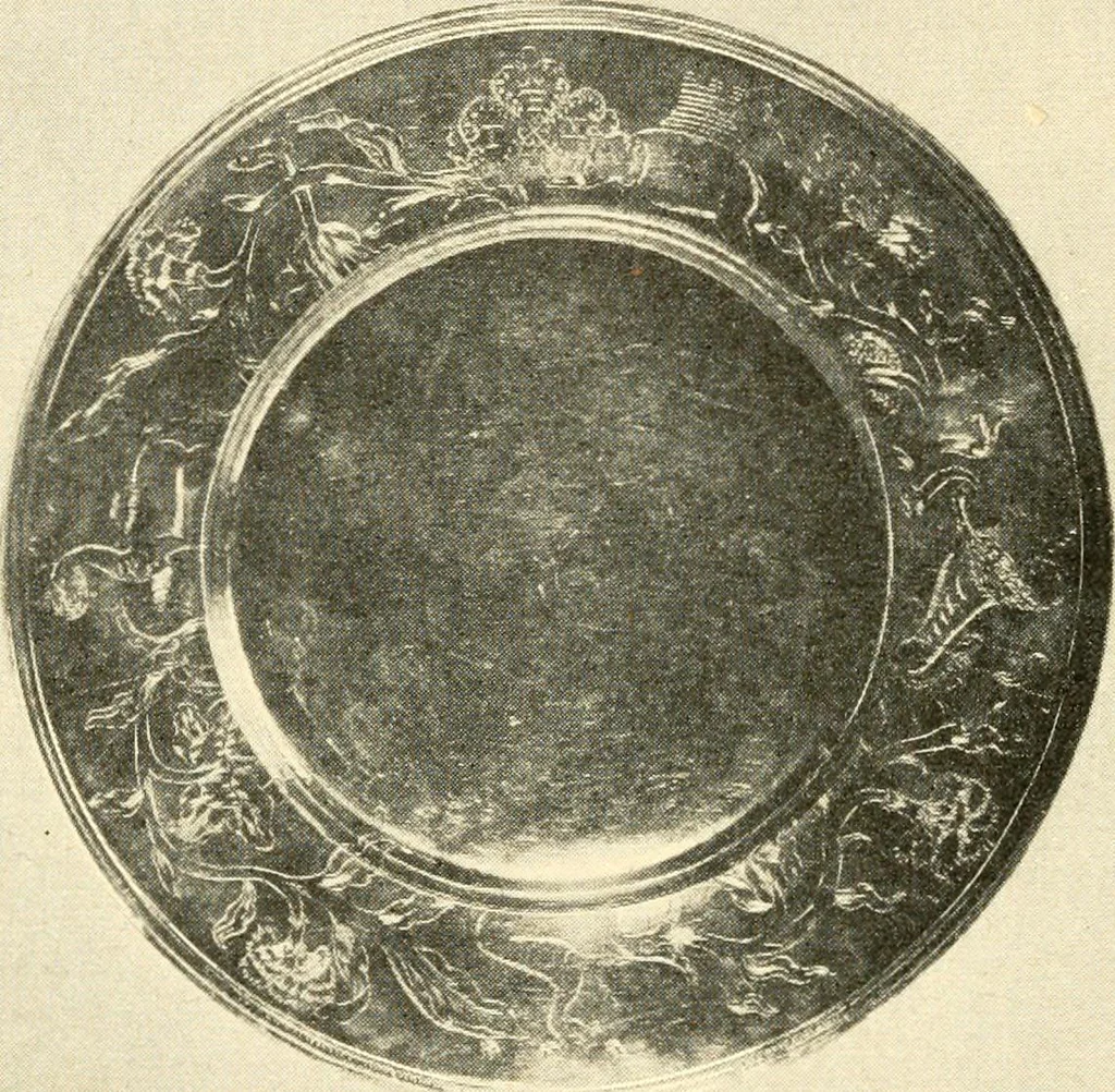 An illustration from Historic silver of the Colonies and its makers, 1917, leaf 269