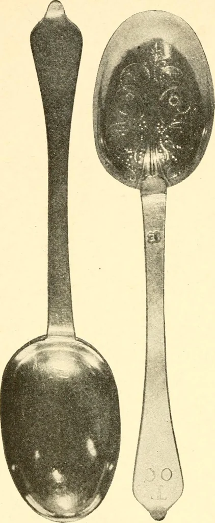 An illustration from Historic silver of the Colonies and its makers, 1917, leaf 297