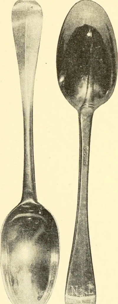 An illustration from Historic silver of the Colonies and its makers, 1917, leaf 299