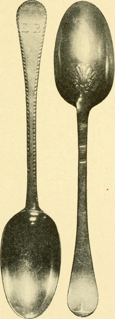 An illustration from Historic silver of the Colonies and its makers, 1917, leaf 304