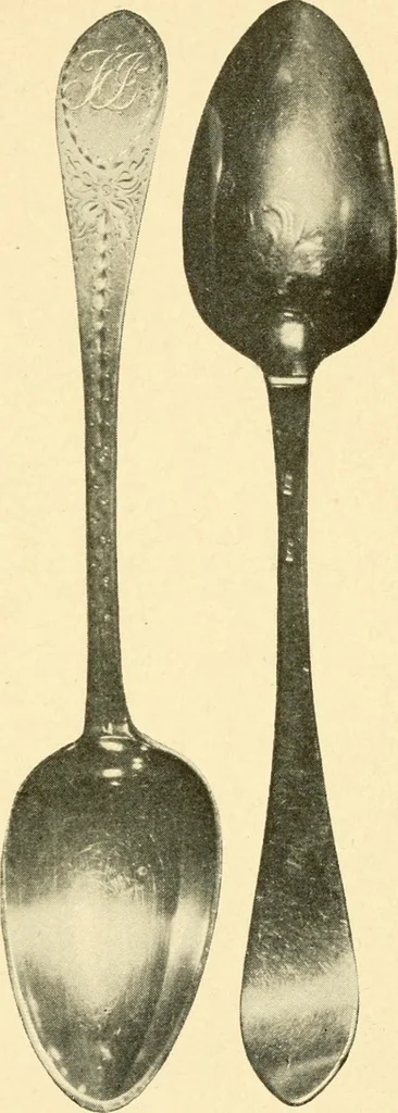An illustration from Historic silver of the Colonies and its makers, 1917, leaf 304