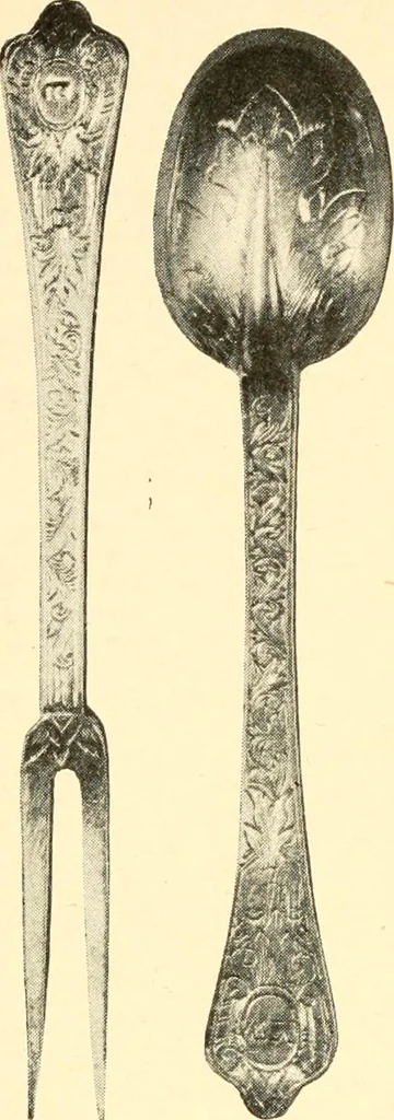 An illustration from Historic silver of the Colonies and its makers, 1917, leaf 313