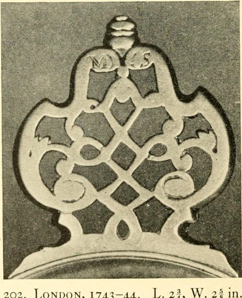 An illustration from Historic silver of the Colonies and its makers, 1917, leaf 333