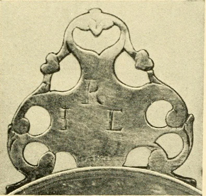 An illustration from Historic silver of the Colonies and its makers, 1917, leaf 336