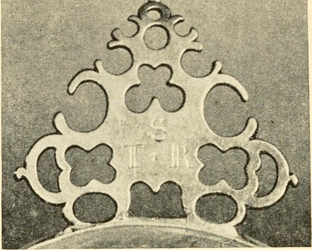 An illustration from Historic silver of the Colonies and its makers, 1917, leaf 339