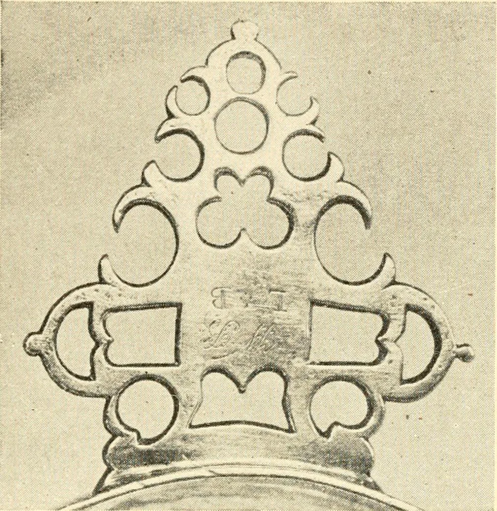 An illustration from Historic silver of the Colonies and its makers, 1917, leaf 343