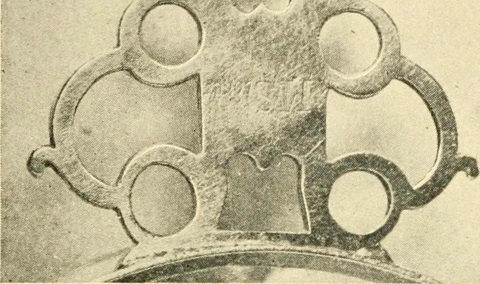 An illustration from Historic silver of the Colonies and its makers, 1917, leaf 344