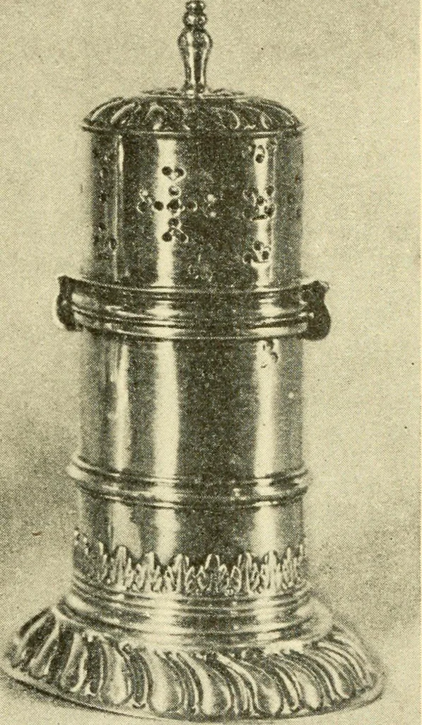 An illustration from Historic silver of the Colonies and its makers, 1917, leaf 348