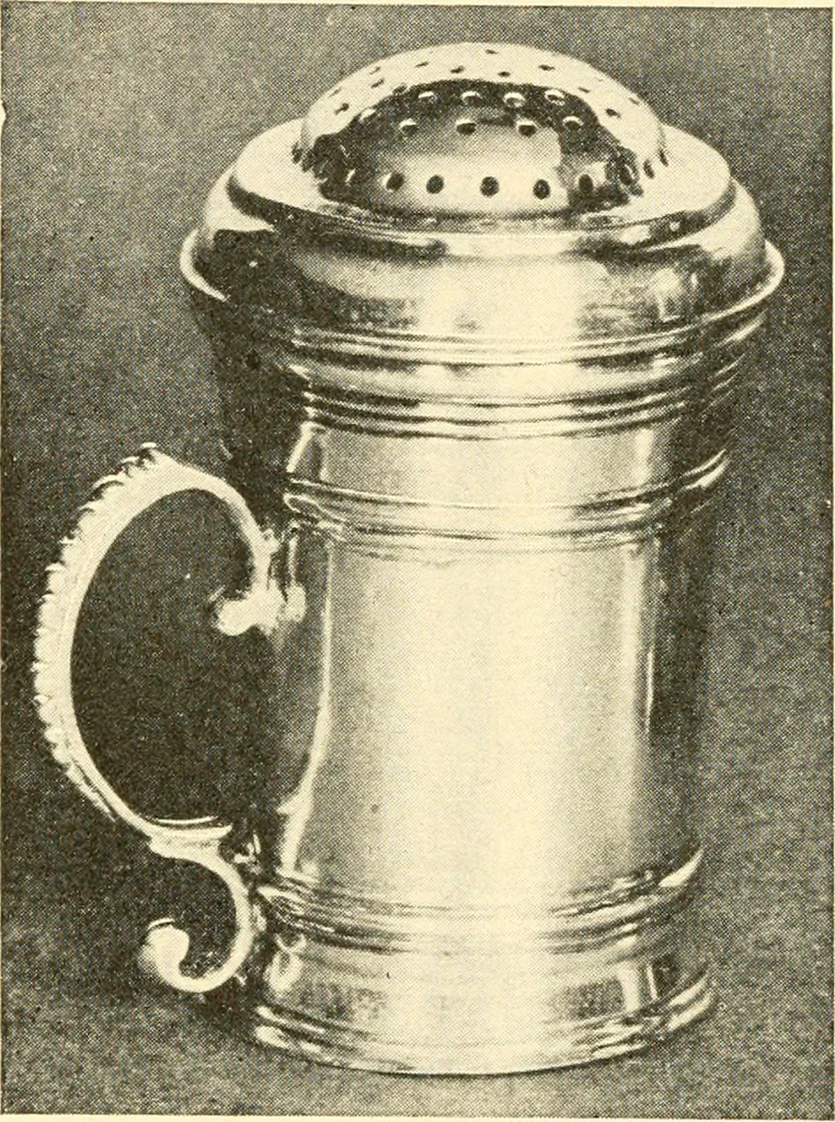 An illustration from Historic silver of the Colonies and its makers, 1917, leaf 349