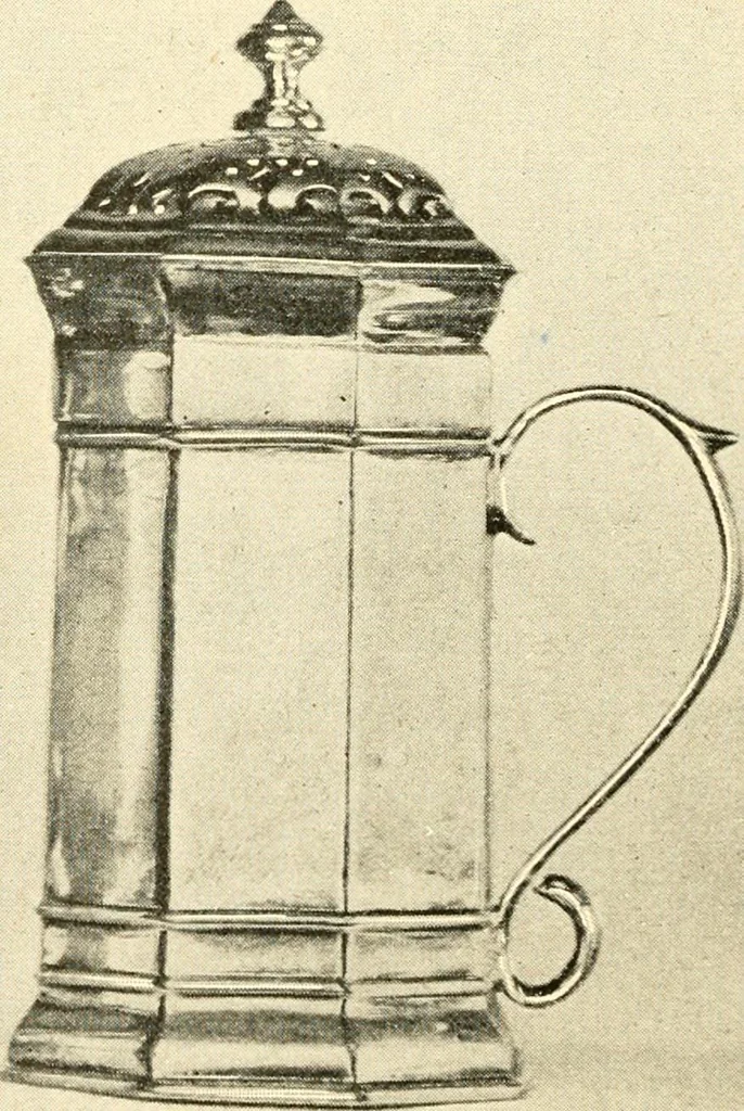 An illustration from Historic silver of the Colonies and its makers, 1917, leaf 351