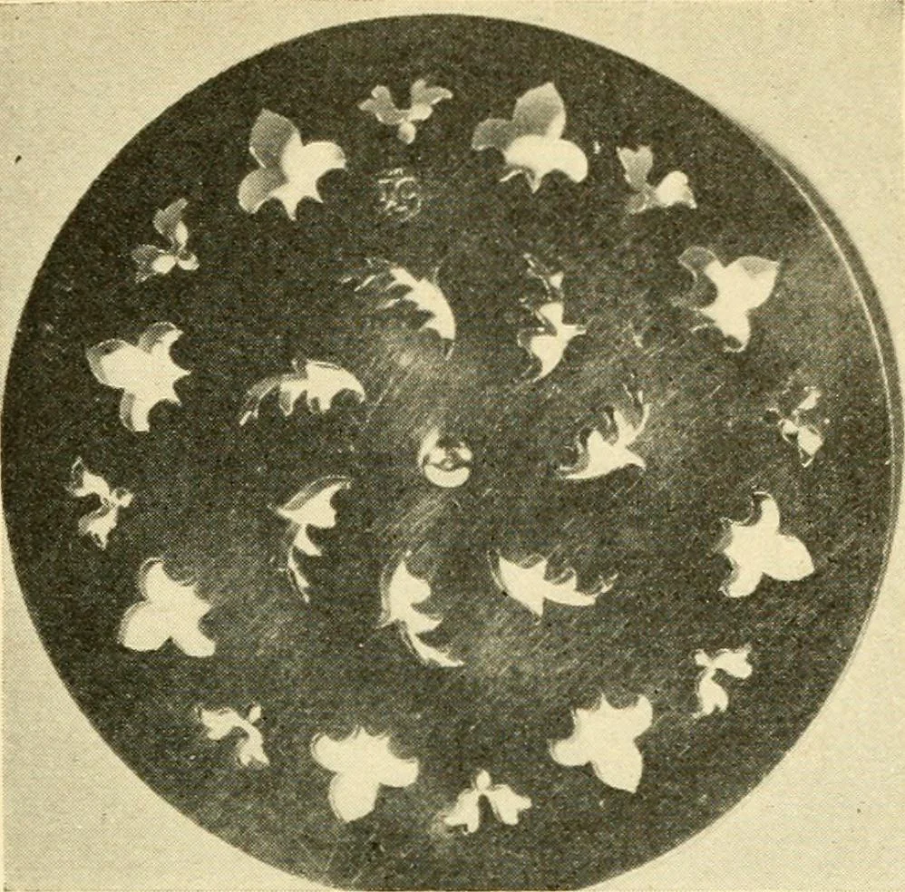 An illustration from Historic silver of the Colonies and its makers, 1917, leaf 358