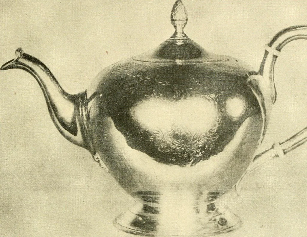 An illustration from Historic silver of the Colonies and its makers, 1917, leaf 372