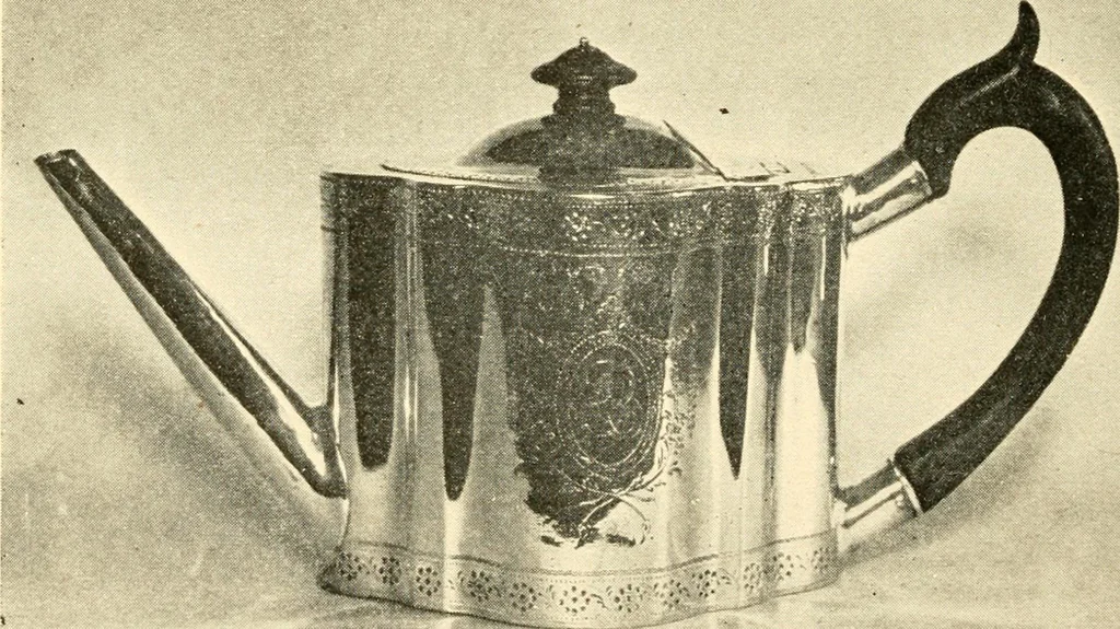 An illustration from Historic silver of the Colonies and its makers, 1917, leaf 377