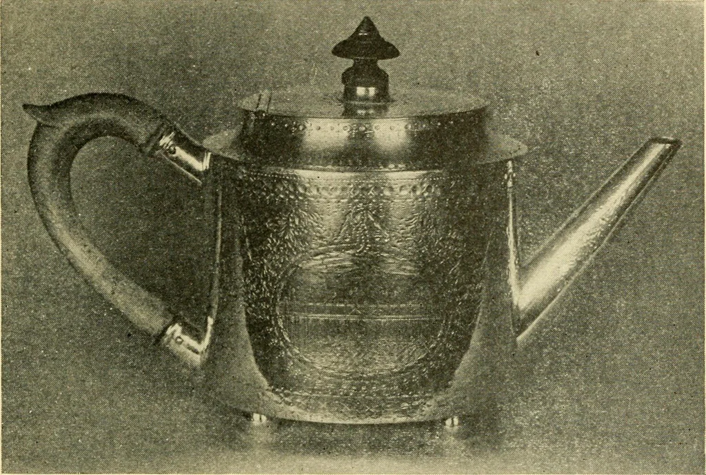An illustration from Historic silver of the Colonies and its makers, 1917, leaf 378