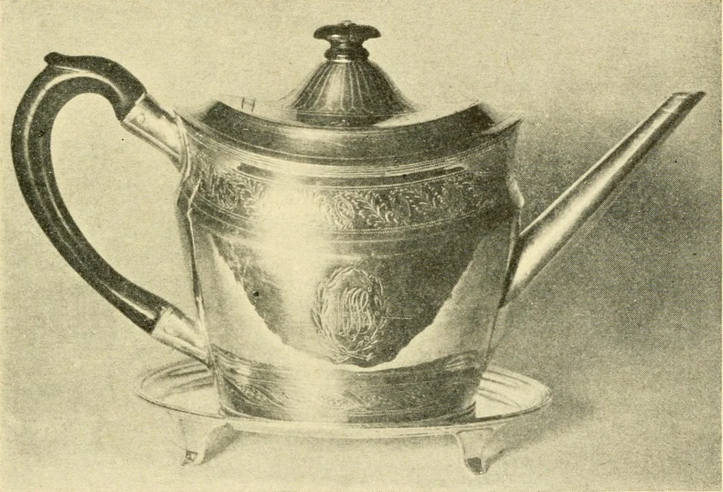 An illustration from Historic silver of the Colonies and its makers, 1917, leaf 380