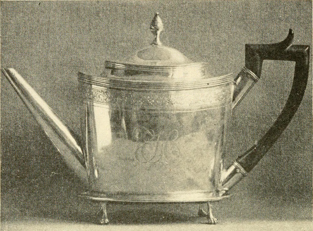 An illustration from Historic silver of the Colonies and its makers, 1917, leaf 383